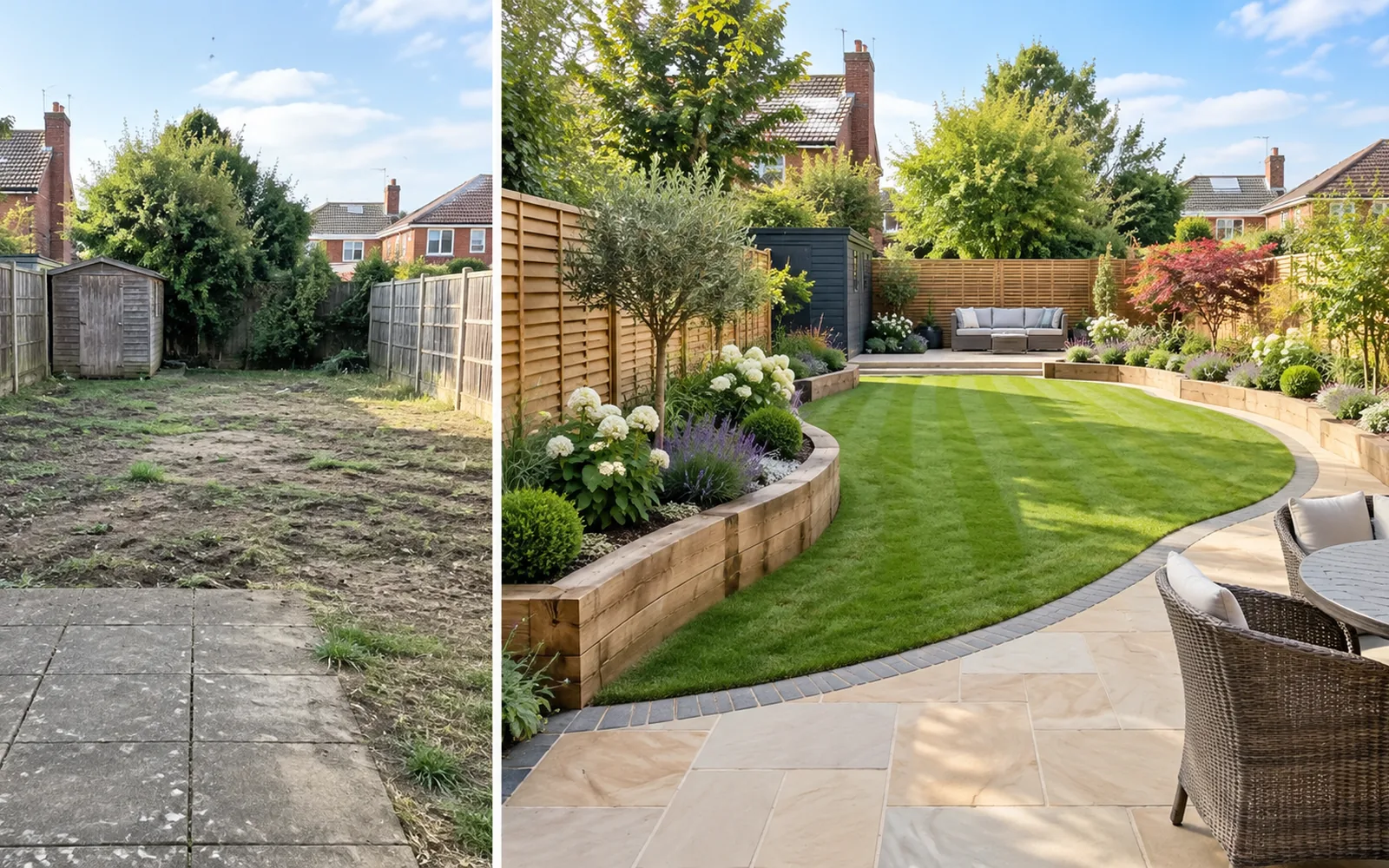 Landscaped garden